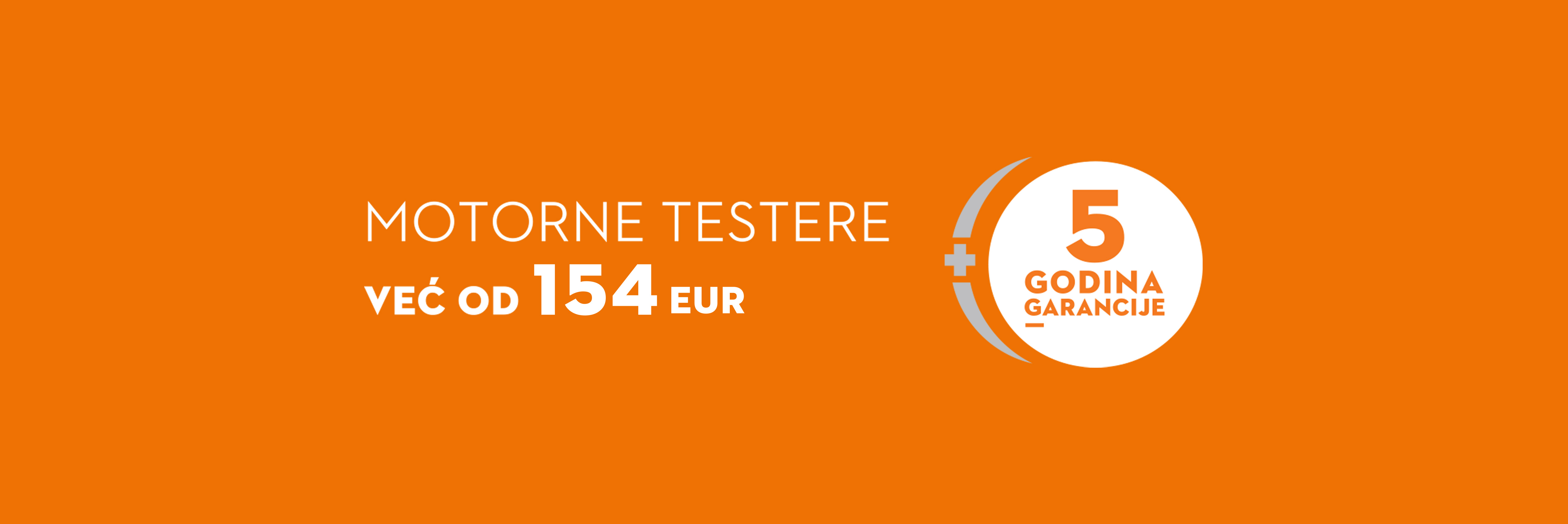 STIHL motorne testere već od  154 EUR uz 5 godina garancije