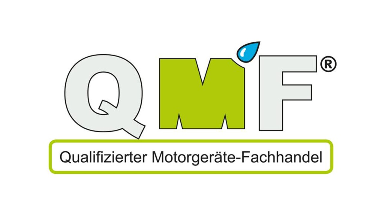 QMF logotip: Kvalifikovana specijalizovana prodavnica motornih uređaja