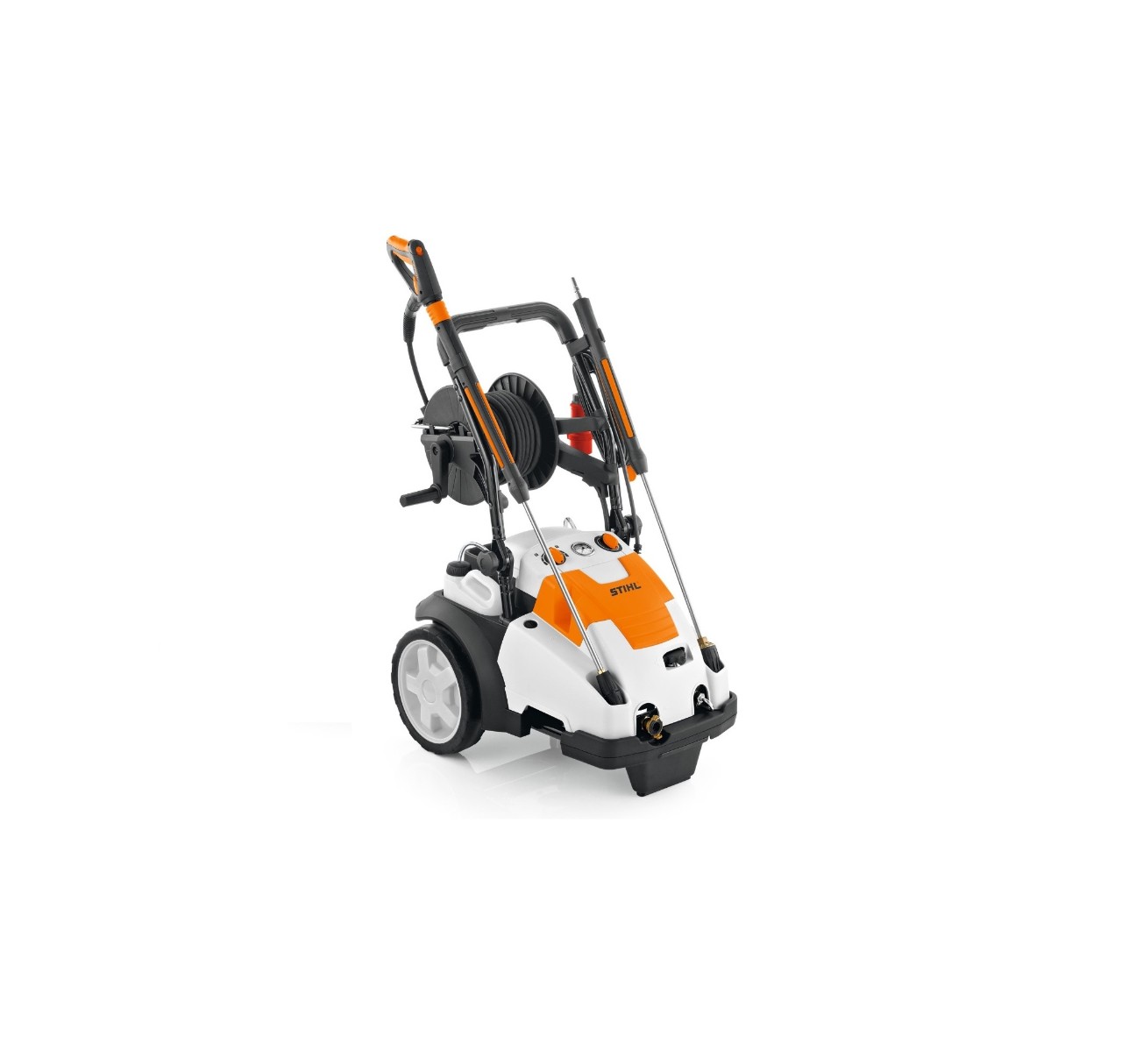 Uređaj za pranje pod visokim pritiskom STIHL RE 462 PLUS ispred bele pozadine